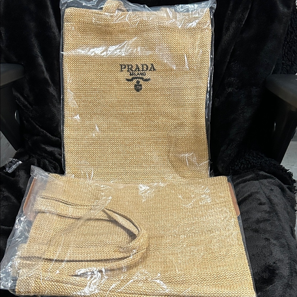 Prada Tan Tote Bag